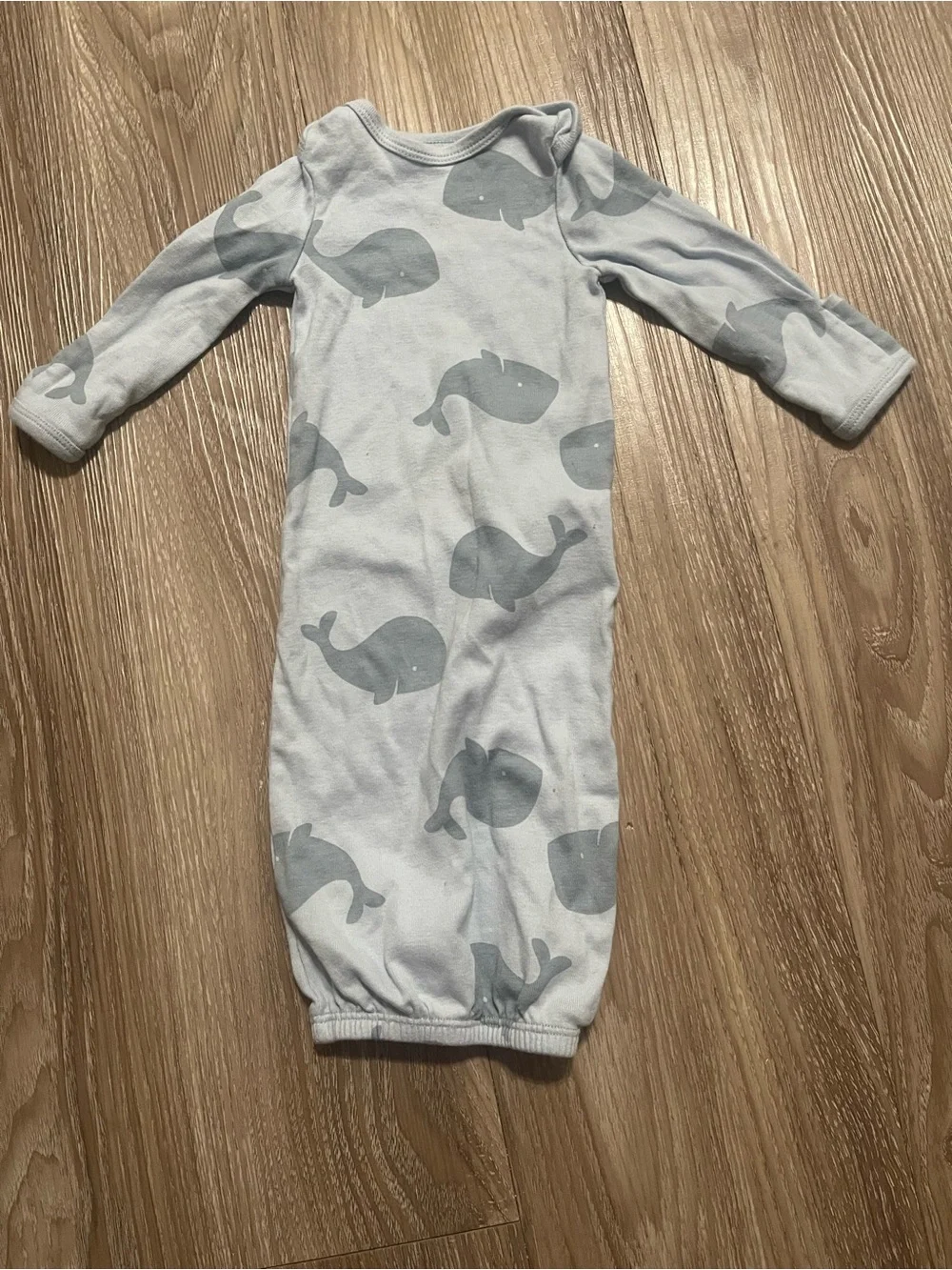 3-Pack Newborn Baby Sleep Gowns - Blue, Whales, Sunshine